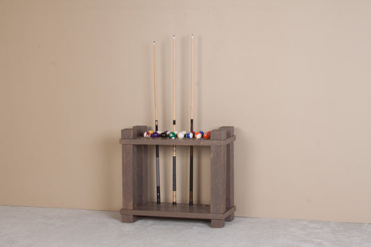 Barnwood Floor Cue Rack