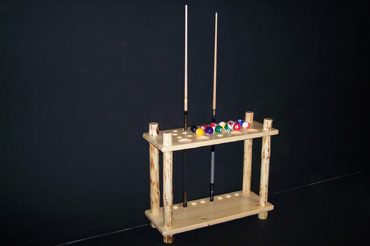 Log Klondike Floor Cue Rack