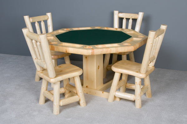 Log Poker Table
