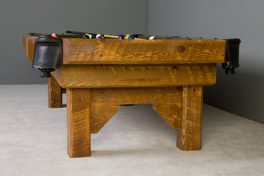 Barnwood Timber Lodge Pool Table 7 ft