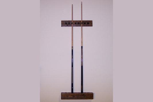 Barnwood 2 Piece Wall Cue Rack