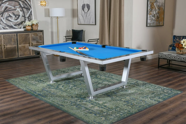 New Modern Stainless Steel Pool Table Indoor/ Outdoor